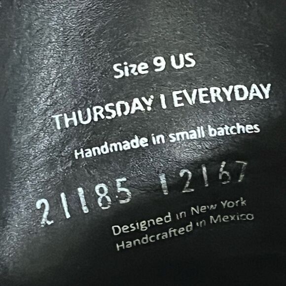 Thursday Boots Cap Toe Lace Up Brown Leather Boots Captain Mens Size 9 - Picture 8 of 8